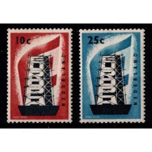 1956 - Holland - AFA 685-86 - Frimærker - Europamærker - Komplet sæt - Postfrisk.